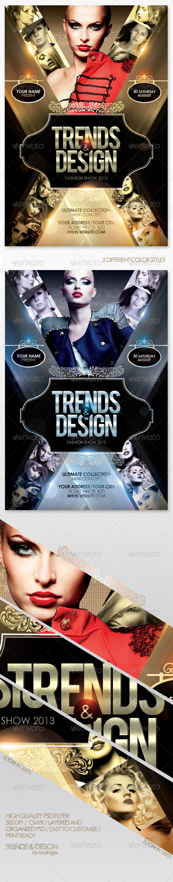 Trends & Design Flyer Template - Miscellaneous Events