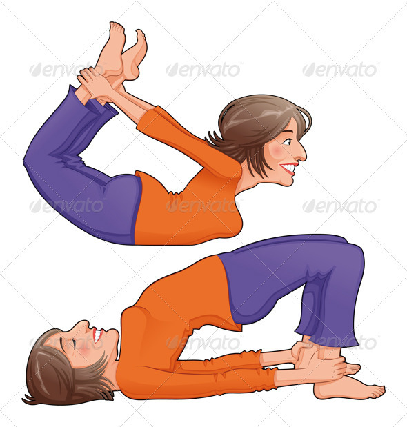 Yoga Position - Sports/Activity Conceptual