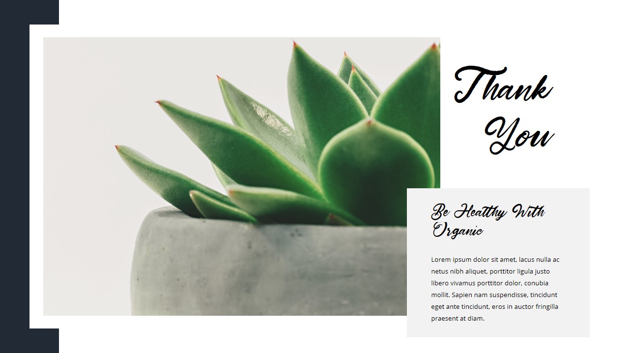 Minimal Fresh Leaf - Nature Powerpoint Template, Presentation Templates