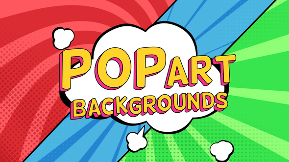 Pop Art Backgrounds - VideoHive 26556935