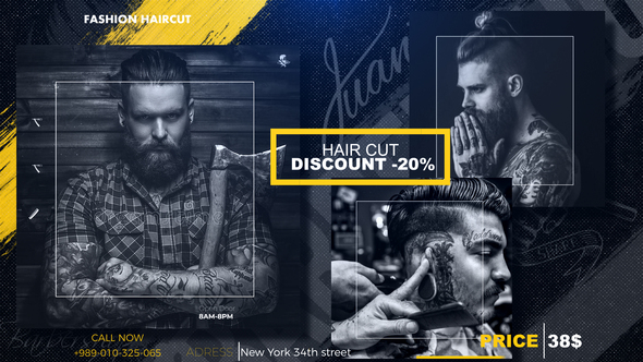 BarberShop Slideshow - VideoHive 26560349