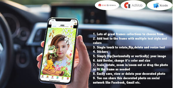 Kids Photo Frame ( iOS app and Swift 5 )