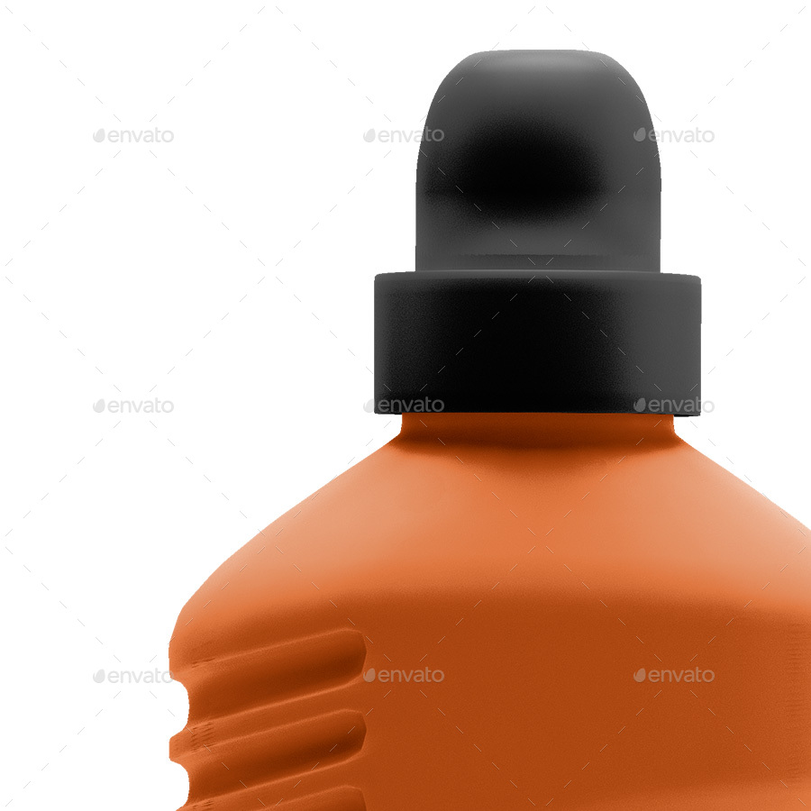 Download Matte Plastic Bottle Mockup Front View By Illusiongraphic Graphicriver