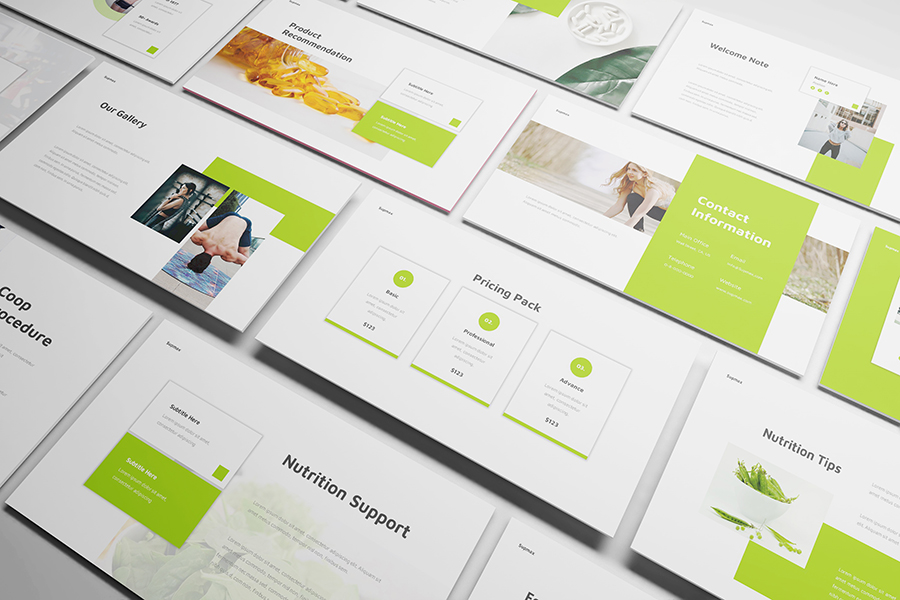 Supplements Powerpoint Template, Presentation Templates | GraphicRiver