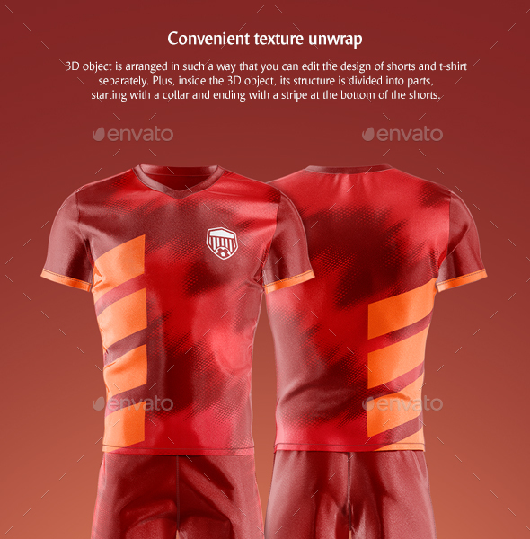 Download Soccer Uniform Animated Mockup by rebrandy | GraphicRiver