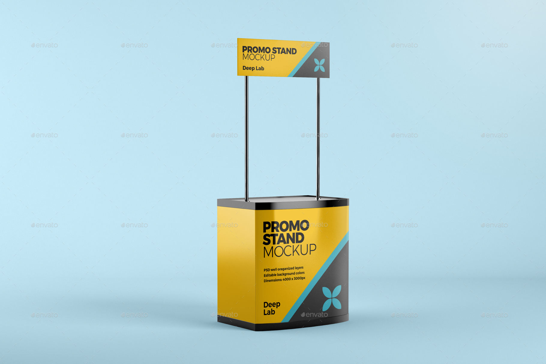Download Promo Stand Mockup Set by deeplabstudio | GraphicRiver