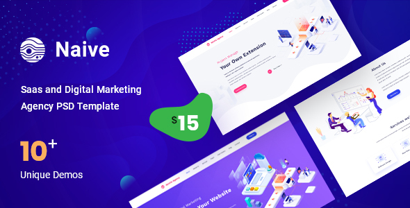 Naive Digital Agency - ThemeForest 23267711