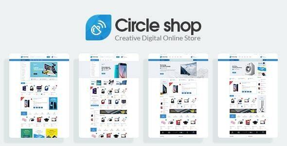Fabulous Circle shop – Electronics eCommerce HTML5 Template