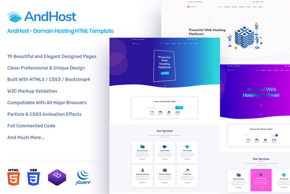 AndHost - Domain - ThemeForest 25794426
