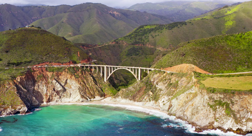 California, Pacific coast