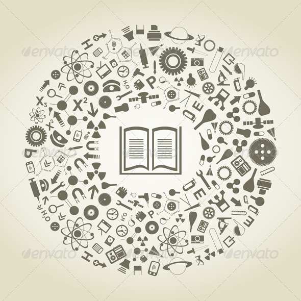 Book of sciences - Miscellaneous Vectors