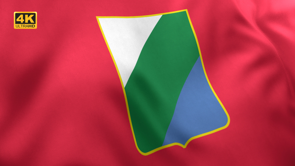Abruzzo Flag (Italy) - 4K alt