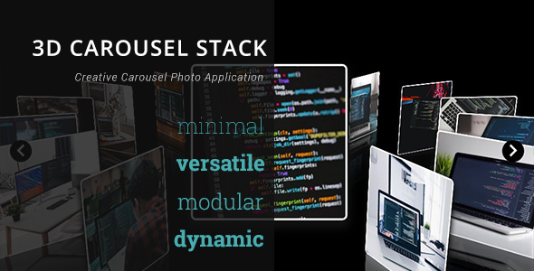 3D Carousel Stack Gallery