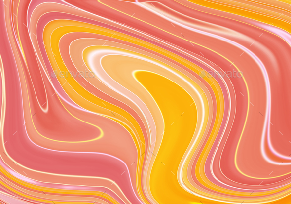 Liquid marbling paint background. Fluid painting abstract texture, Intensive color mix Stock Photo by benzoix