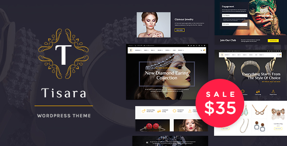 Tisara Jewelry WooCommerce Theme