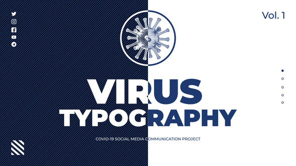 Virus Kinetic Typography MOGRT