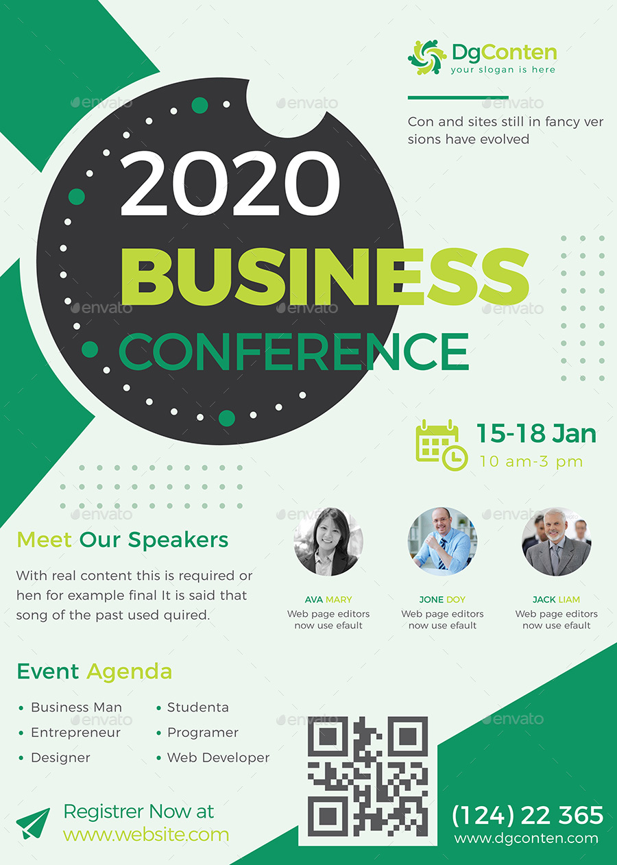 Conference   Event Poster Template, Print Templates 