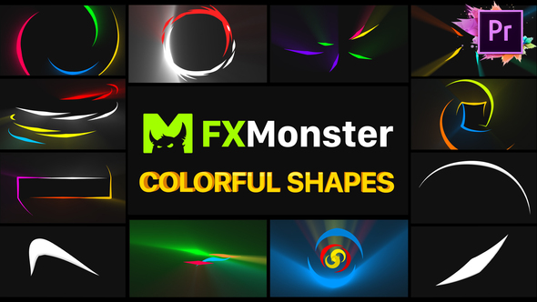 Colorful Shapes | Premiere Pro MOGRT