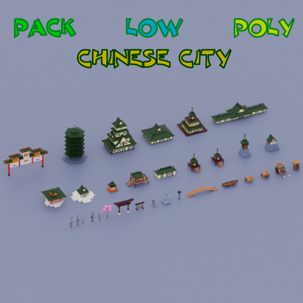 Pack low poly - 3Docean 26594189