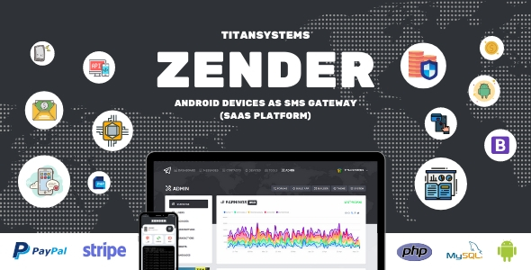 Zender – Android Mobile Devices as SMS Gateway (SaaS Platform)