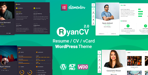 RyanCV – CV Resume Theme