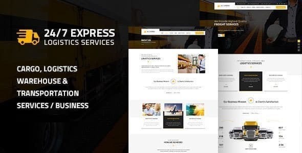 Express Logistics - ThemeForest 16390915