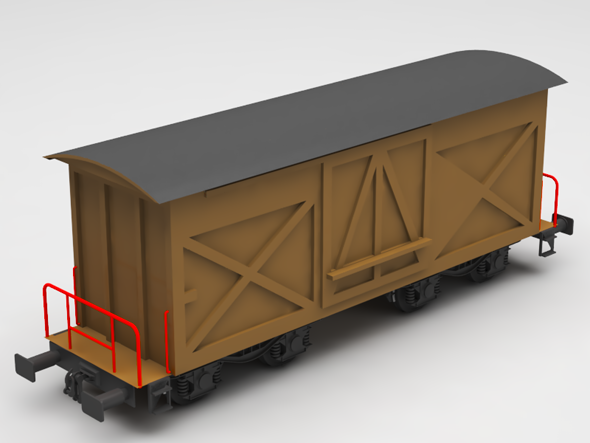 train wagon box - 3Docean 26602798