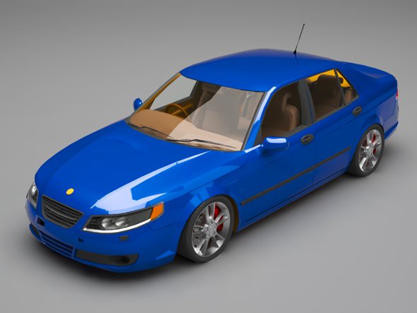 Saab car - 3Docean 26602891