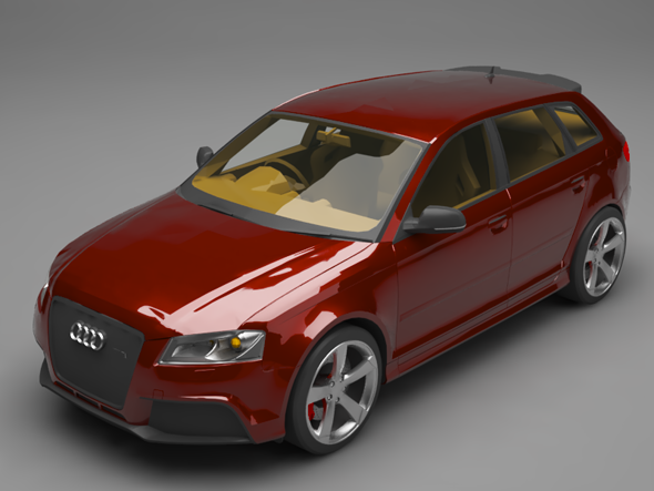 Audi RS3 - 3Docean 26604077