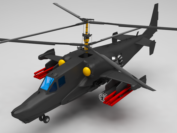 Helicopter KA 50 - 3Docean 26604454
