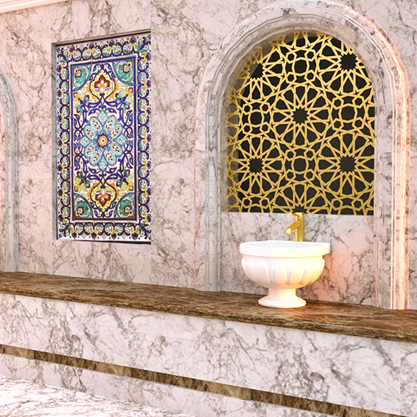 Islamic Bathroom - 3Docean 26610539
