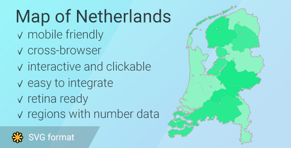 Map of Netherlands
