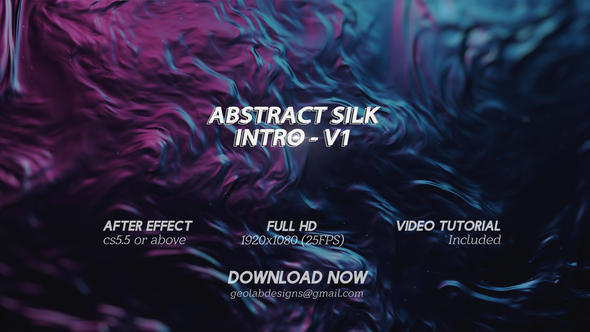 Abstract Silk Intro - VideoHive 26616344