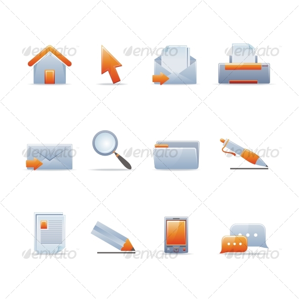 Glossy icon set - Web Icons