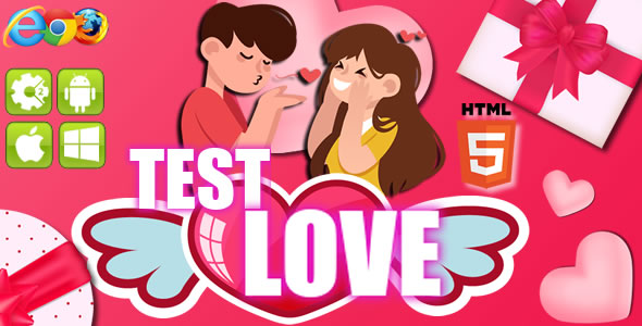 Test Love - HTML5 Game (CAPX)