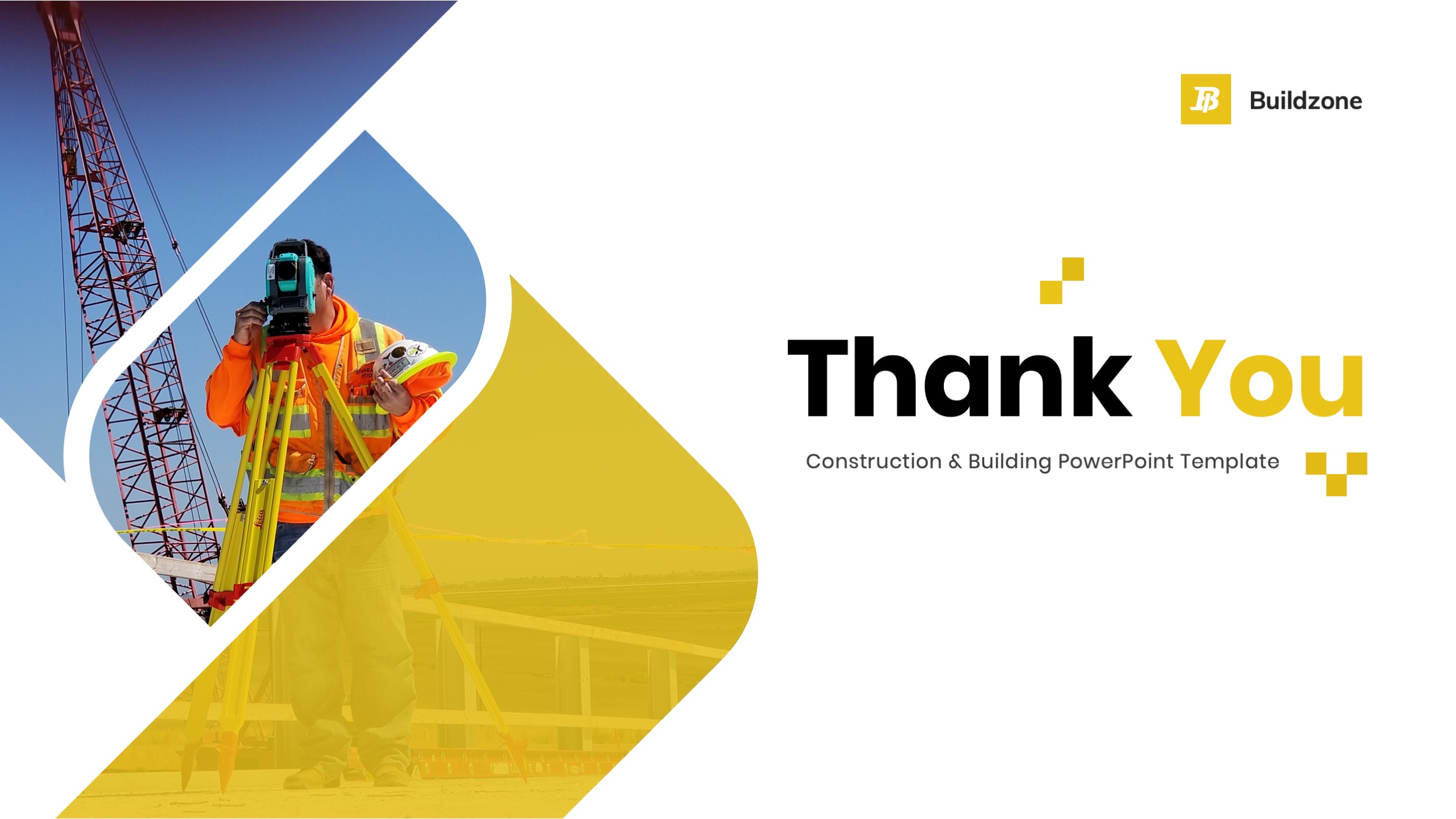 Construction & Building Google Slides Template, Presentation Templates
