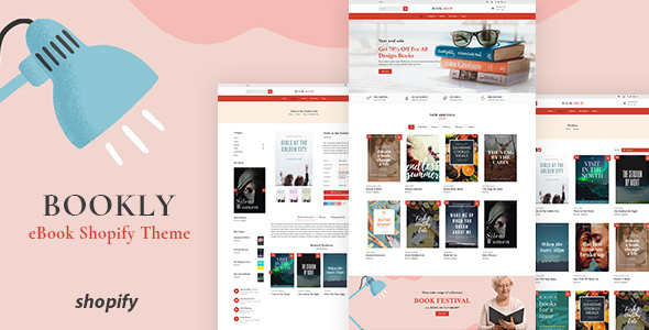 Bookly Bookstore Shopify Theme By Designthemes ThemeForest