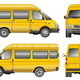 Small Bus Taxi, Vectors | GraphicRiver
