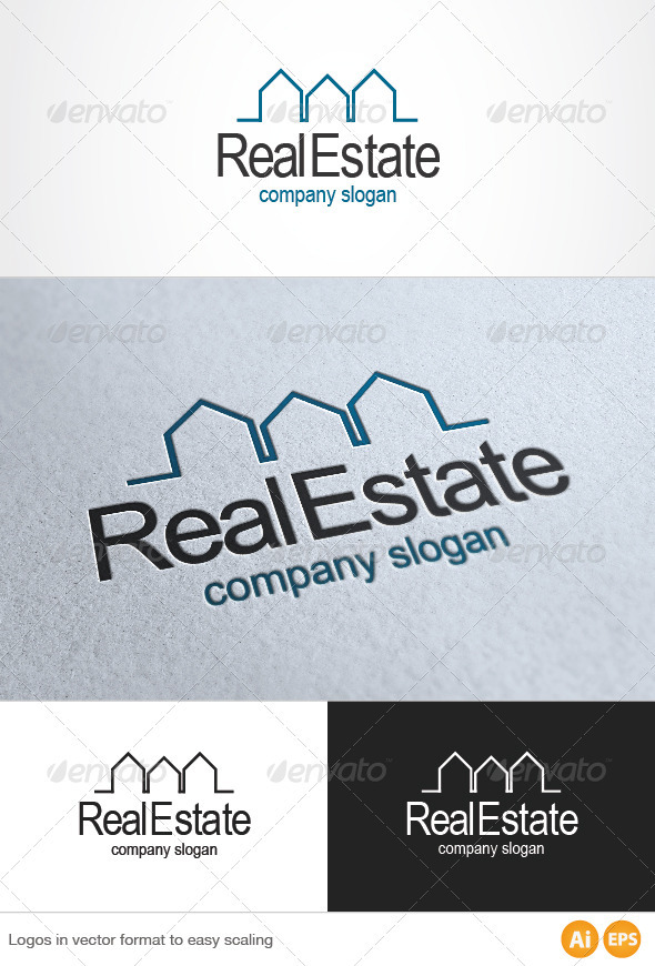 Real Estate Logo - Buildings Logo Templates