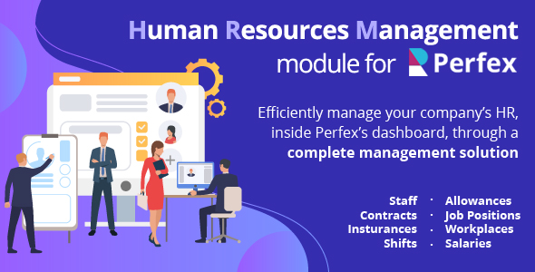 Human Resources Management – HR module for Perfex CRM