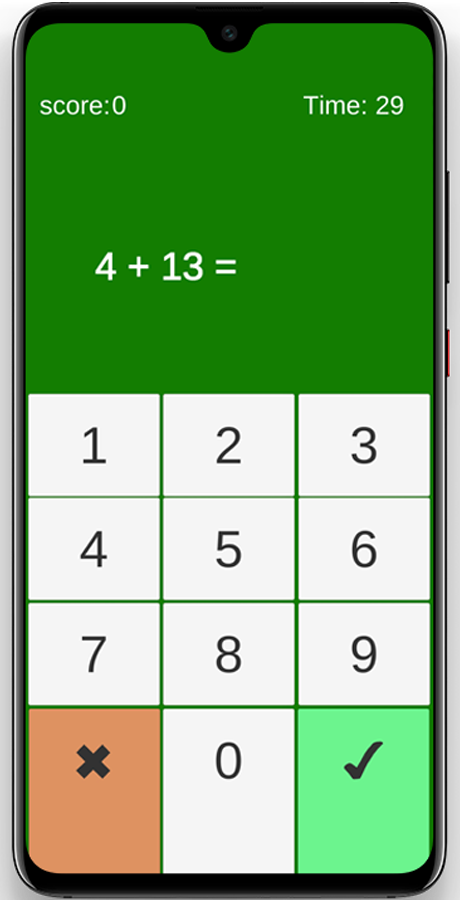 Maths Practice Quiz Game - Admob 