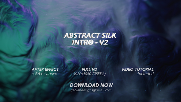 Abstract Silk Intro - VideoHive 26621415