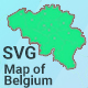 Map of Belgium