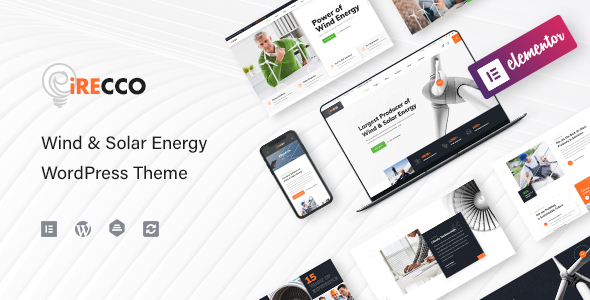 iRecco – Wind & Solar Energy WordPress Theme