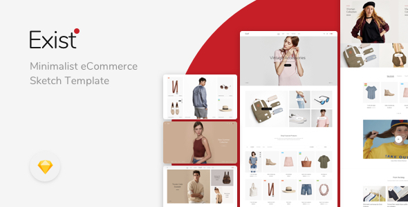 Exist - Minimalist - ThemeForest 26629549