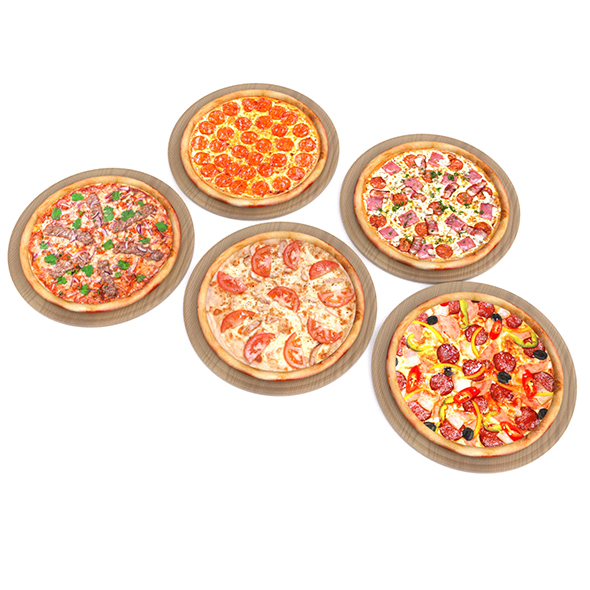 5 Pizza pack - 3Docean 26635521