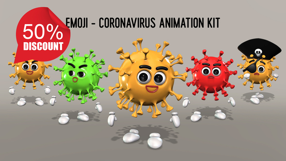 Emoji - Coronavirus Animation Kit