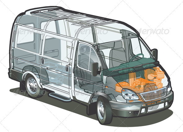 Delivery Van Cutaway - Technology Conceptual