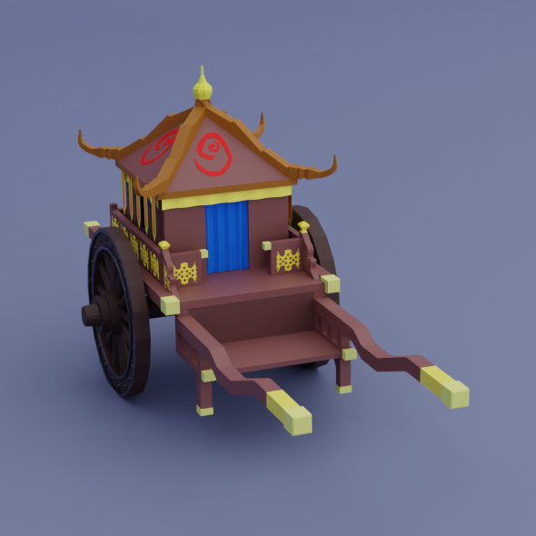 AncientChinese chariot - 3Docean 26638178