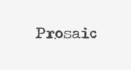 Prosaic Vital Themes